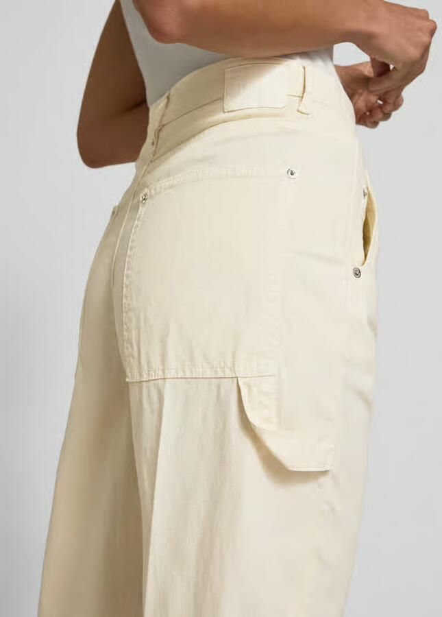 Drykorn Tapered fit broek met structuurmotief model 'QUALIFY'