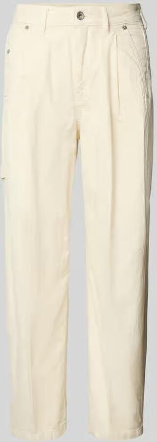 Drykorn Tapered fit broek met structuurmotief model 'QUALIFY' - Foto 2