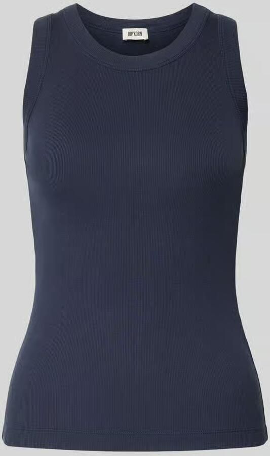 Drykorn Top met ronde hals model 'OLINA'