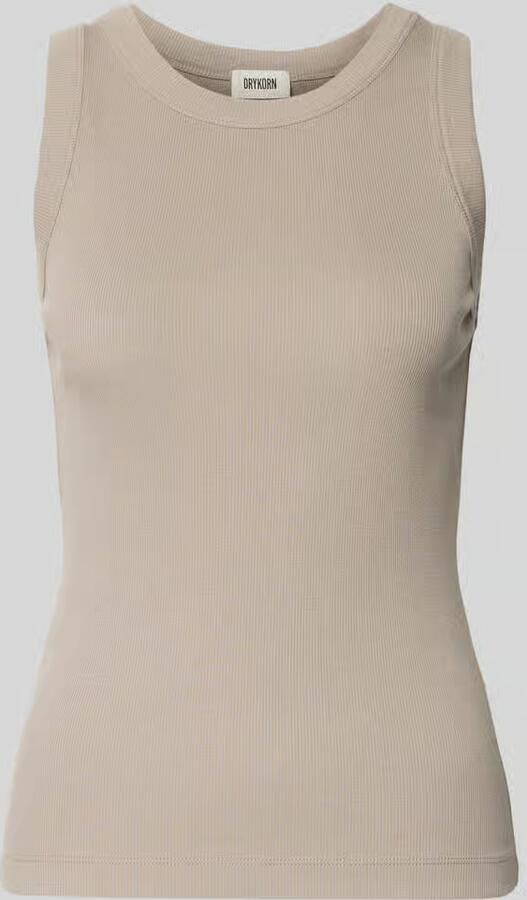 Drykorn Top met ronde hals model 'OLINA'