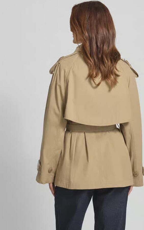 Drykorn Trenchcoat met reverskraag en strikceintuur model 'WELNEY'