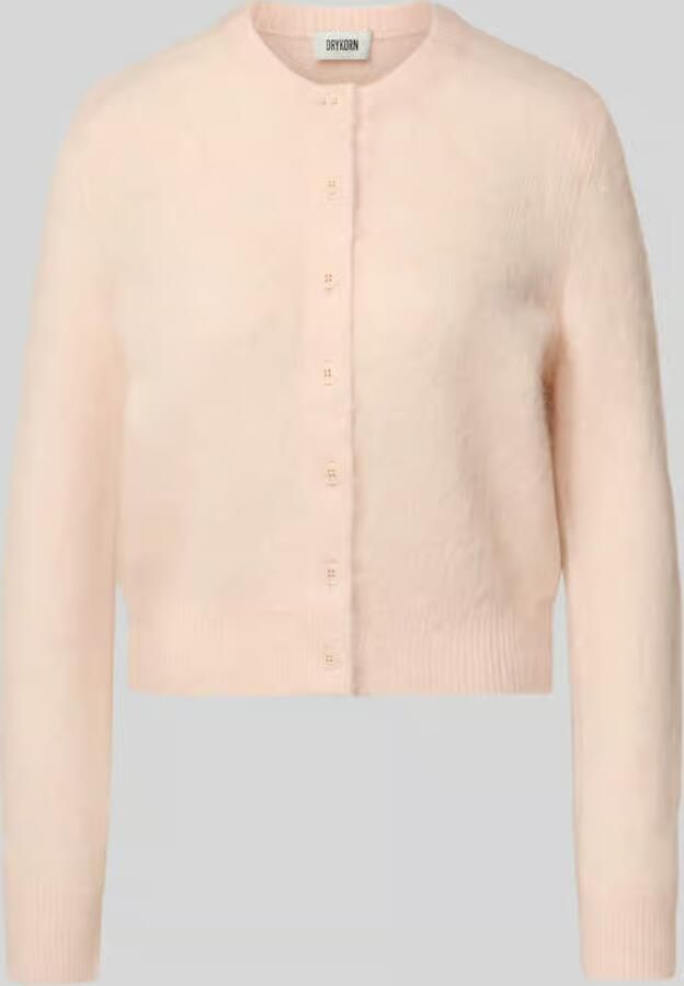 Drykorn Vest met ronde hals model 'GLENNA'