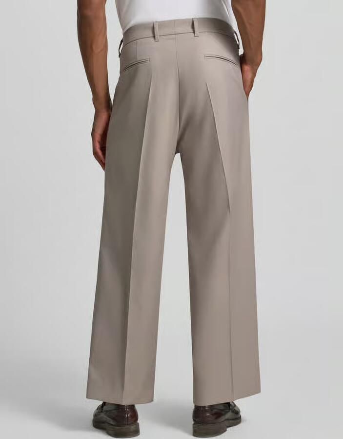 Drykorn wide fit broek met persplooien