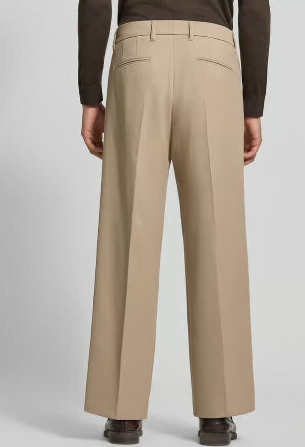 Drykorn wide fit broek met vouwplooien model 'LEEK' - Foto 3