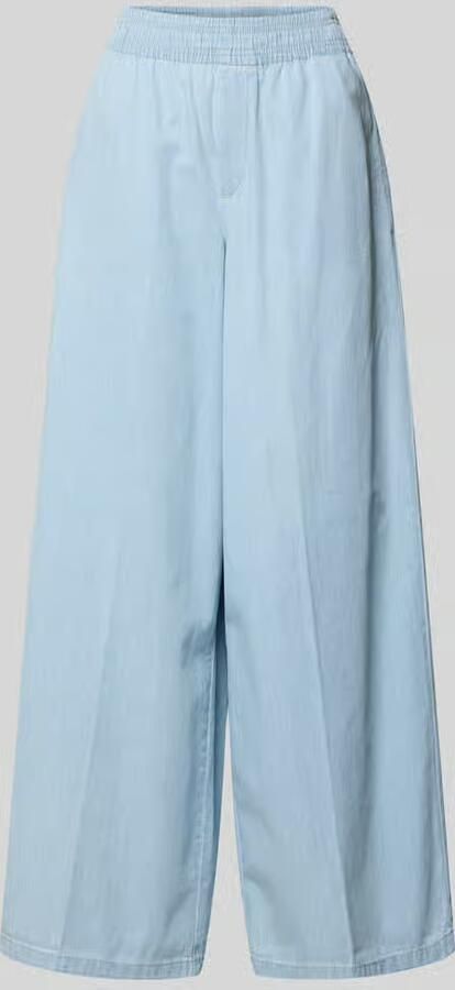 Drykorn wide fit stoffen broek in denim-look model 'Ceiling' - Foto 2
