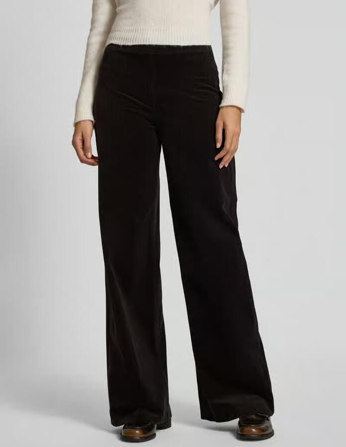 Drykorn Wide fit stoffen broek in ribcordlook model 'Before' - Foto 2