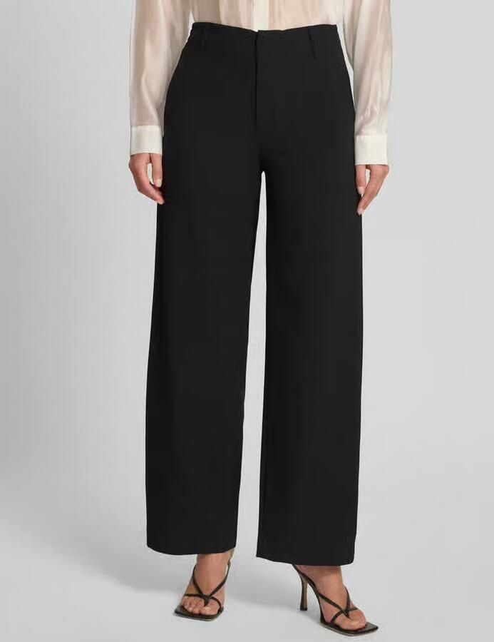 Drykorn wide fit stoffen broek met viscose model 'Dutiful' - Foto 2