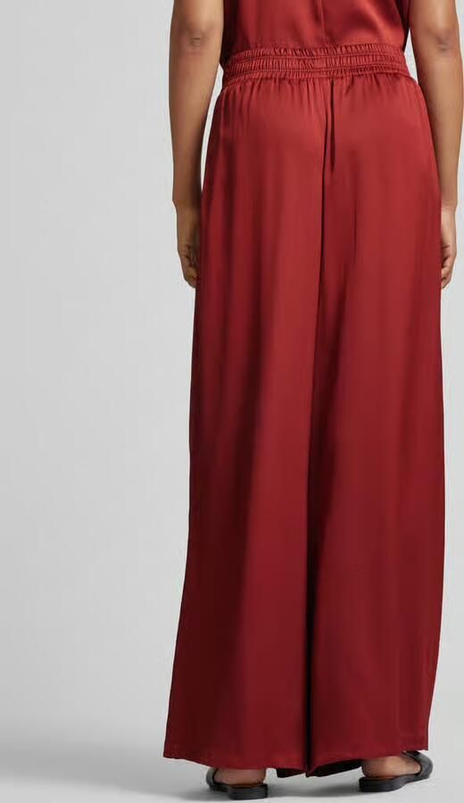 Drykorn Wide leg stoffen broek met elastische band model 'CEILING' - Foto 4