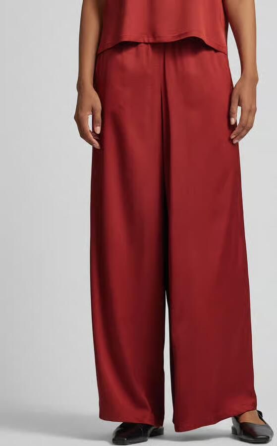 Drykorn Wide leg stoffen broek met elastische band model 'CEILING' - Foto 6