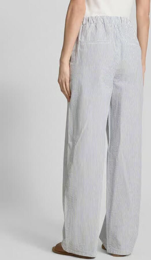 Drykorn Wide leg stoffen broek met elastische band model 'CONSIDER'