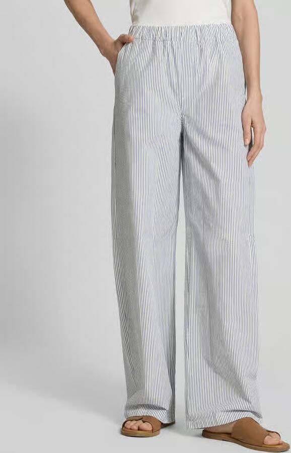 Drykorn Wide leg stoffen broek met elastische band model 'CONSIDER' - Foto 2