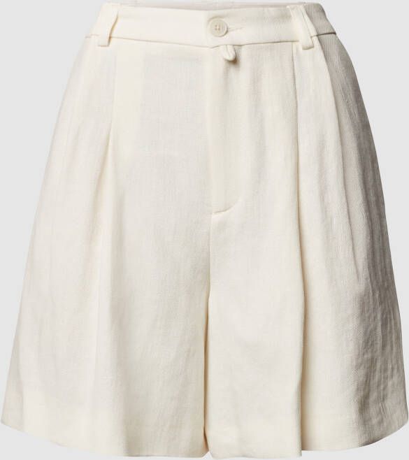 Drykorn Korte broek van een mix van linnen en viscose model 'Court'