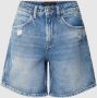 Drykorn Blauwe denim shorts voor dames met trendy touch Blue Dames - Thumbnail 2