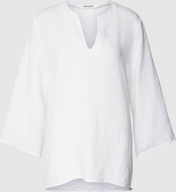 Drykorn Linnen blouse met V-hals model 'ALENIA'