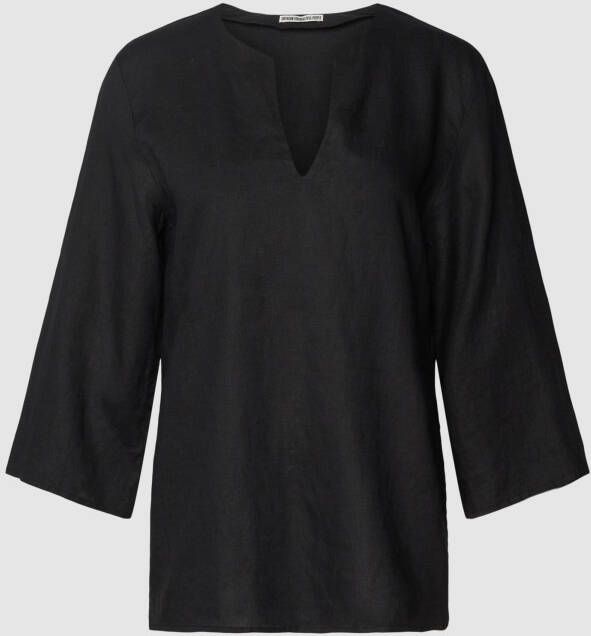 Drykorn Linnen blouse met V-hals model 'ALENIA'