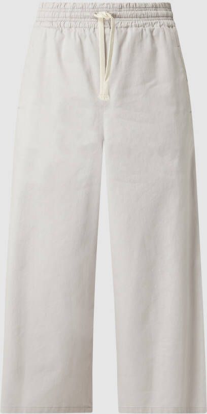 Drykorn Linnen culotte met elastische band model 'Catch'