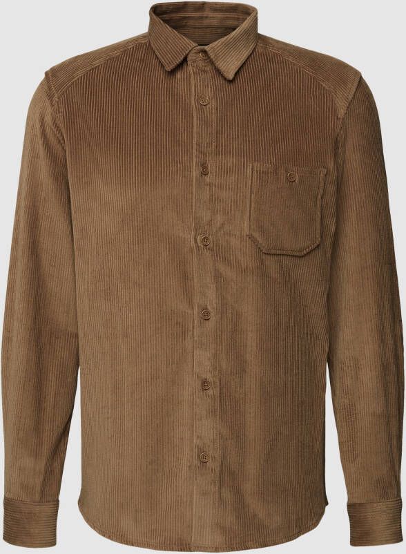 Drykorn Overhemd van corduroy met borstzak model 'Laremto'