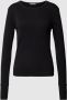 Drykorn Shirt met lange mouwen in fijnriblook model 'NURIT' - Thumbnail 1