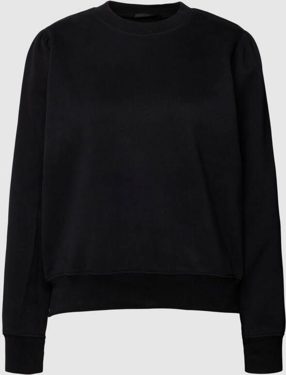 Drykorn Sweatshirt met geribde ronde hals model 'Smeli'