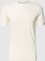 Drykorn T-shirt met geribde ronde hals model 'ANTON' - Thumbnail 3