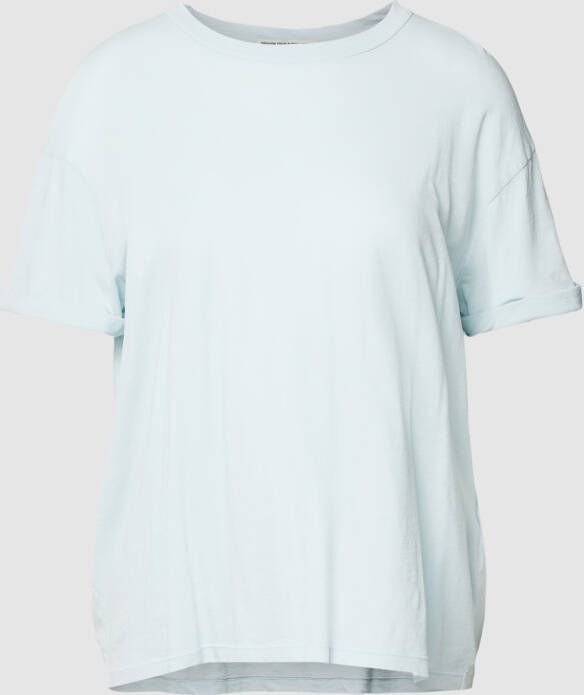 Drykorn T-Shirt met omgenaaide mouwboorden model 'Larima'