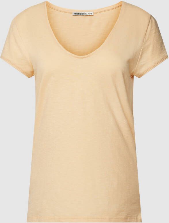 Drykorn T-shirt met V-hals model 'AVIVI'