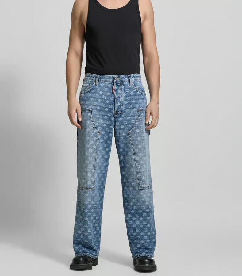 Dsquared2 baggy fit jeans van puur katoen - Foto 3