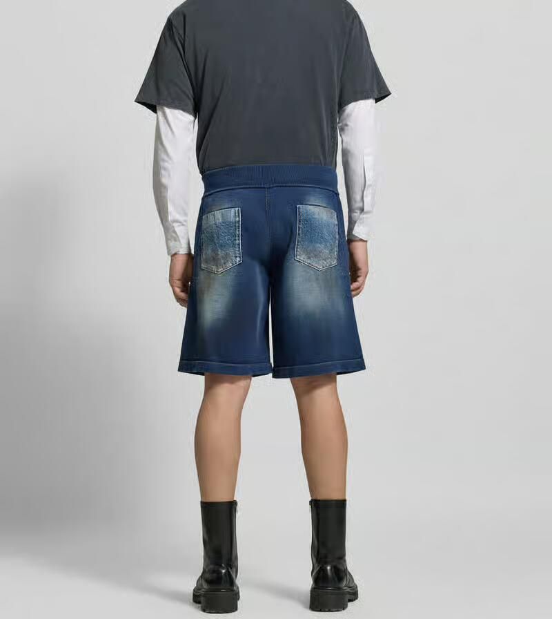 Dsquared2 baggy fit korte jeans van katoen - Foto 2