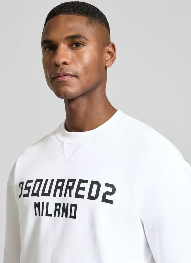 Dsquared2 Cool fit sweatshirt van puur katoen