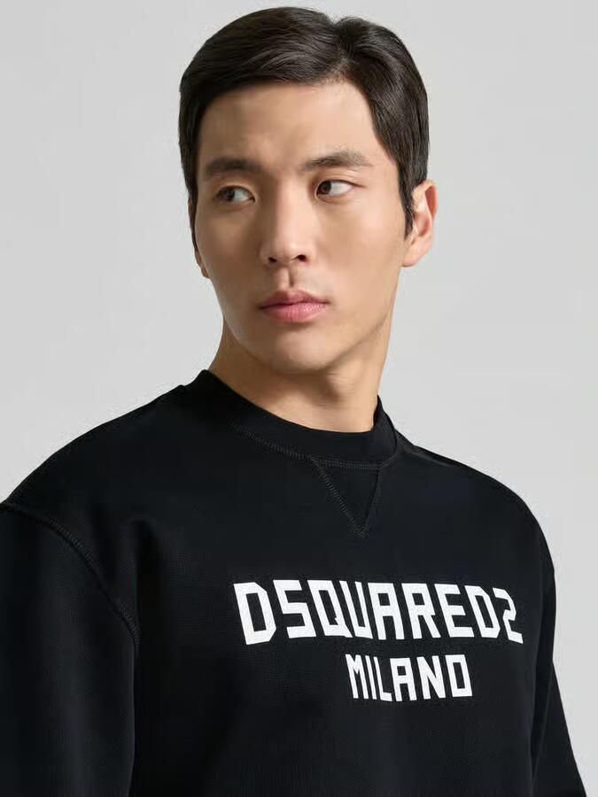 Dsquared2 Cool fit sweatshirt van puur katoen