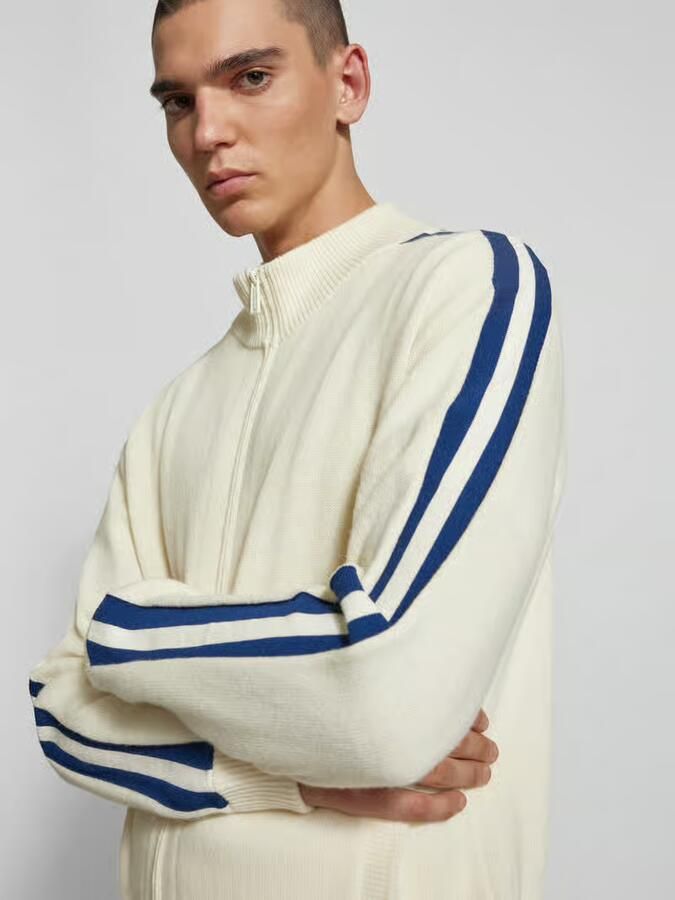 Dsquared2 Witte Zip-Up Cardigan Gebreide kleding Aw24 White Heren - Foto 2