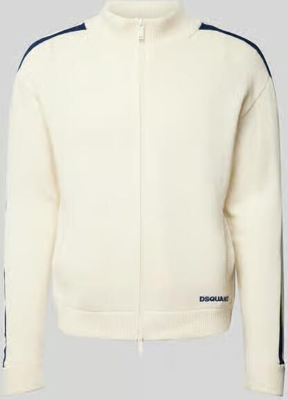 Dsquared2 Witte Zip-Up Cardigan Gebreide kleding Aw24 White Heren - Foto 12