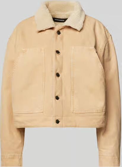 Dsquared2 Geïsoleerde spijkerjas Beige Dames