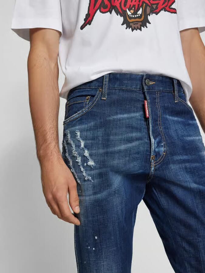 Dsquared2 Blauwe Jeans Herfst Winter Collectie Blue Heren