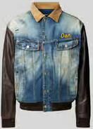 Dsquared2 Jas gemaakt van gecombineerde materialen Blue Heren - Foto 4