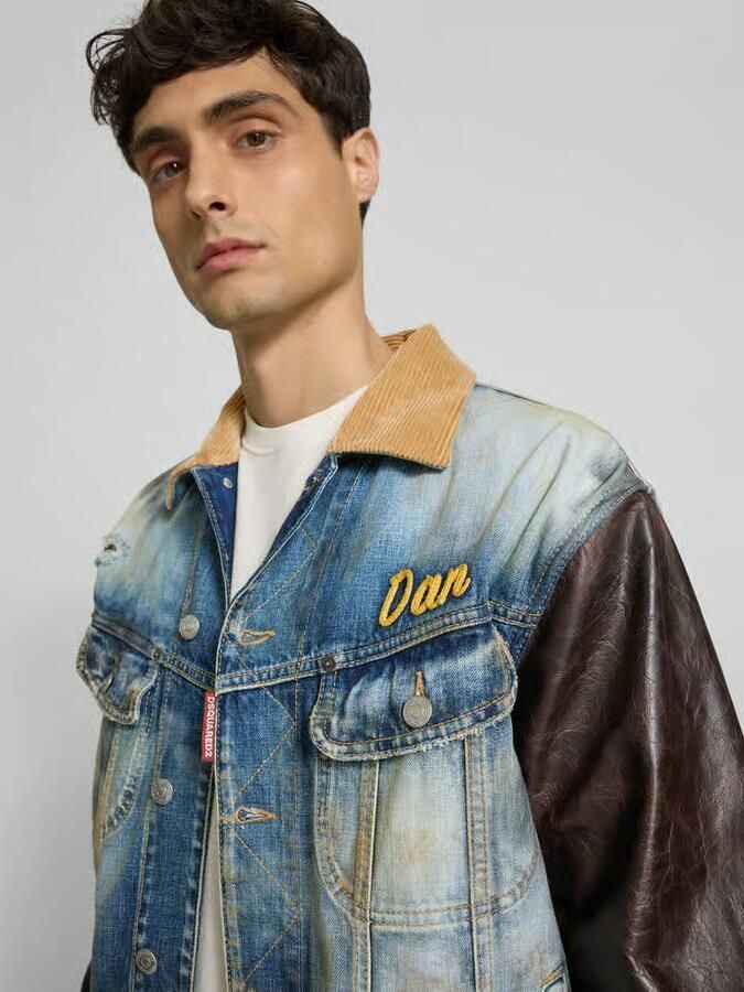 Dsquared2 Jas gemaakt van gecombineerde materialen Blue Heren - Foto 2