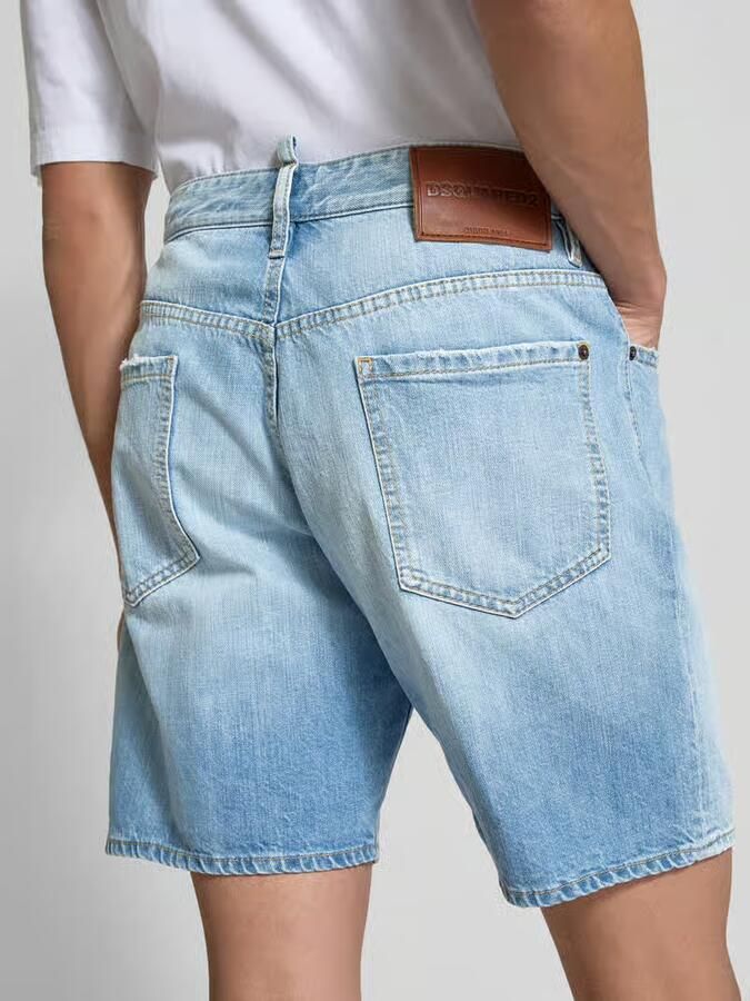 Dsquared2 Surfer Bermuda Shorts Palm Beach Wash Blue Heren - Foto 3