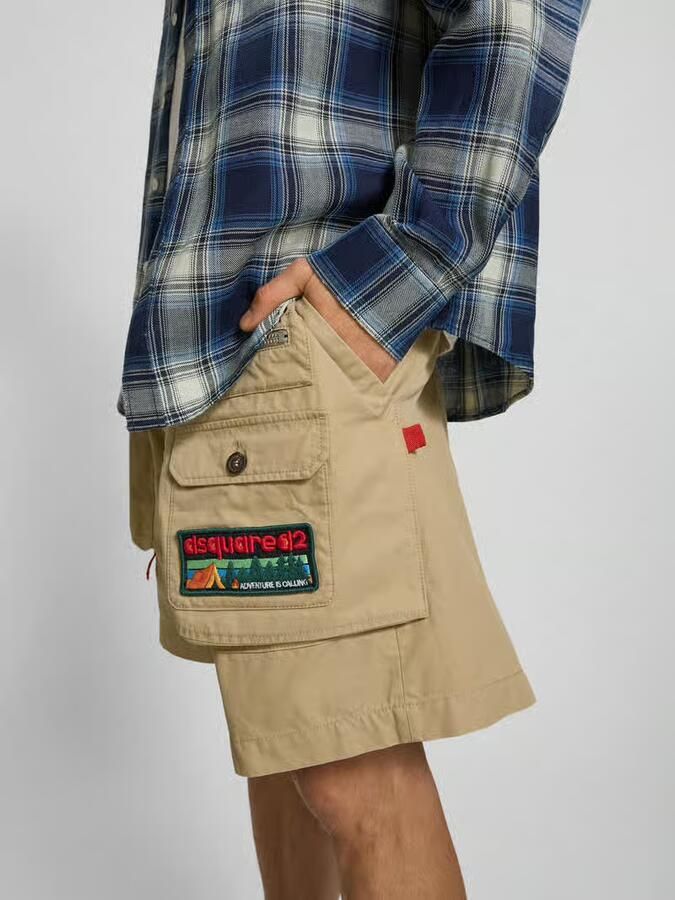 Dsquared2 Loose fit cargoshorts met labelpatch - Foto 2
