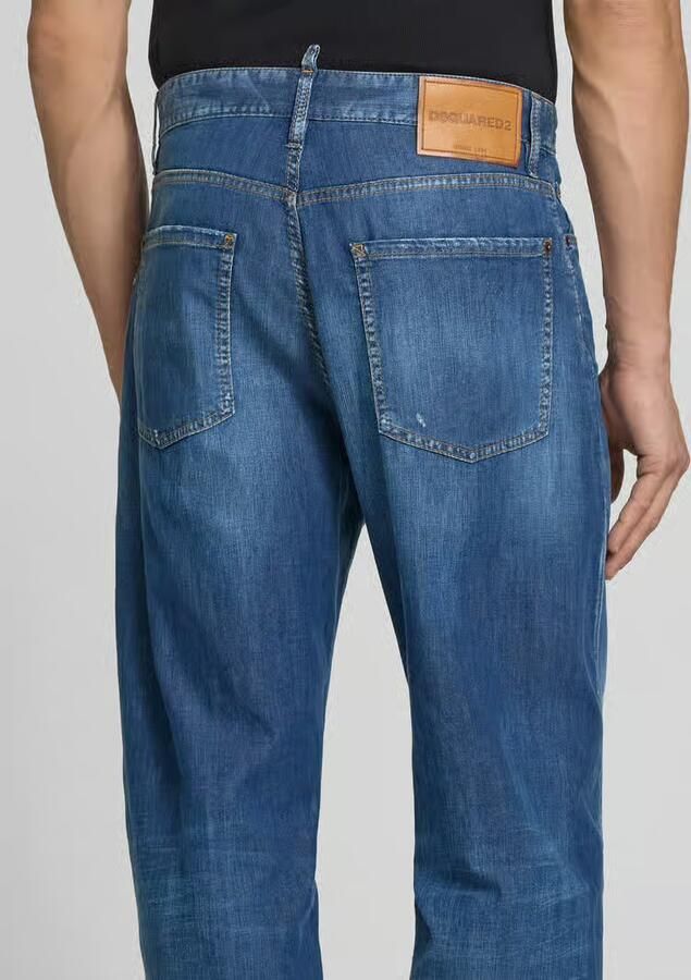 Dsquared2 loose fit jeans in destroyed-look