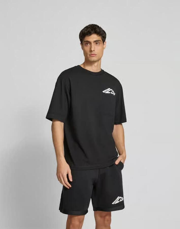 Dsquared2 Katoenen Crew-Neck T-shirt met Voorzak Black Heren - Foto 3