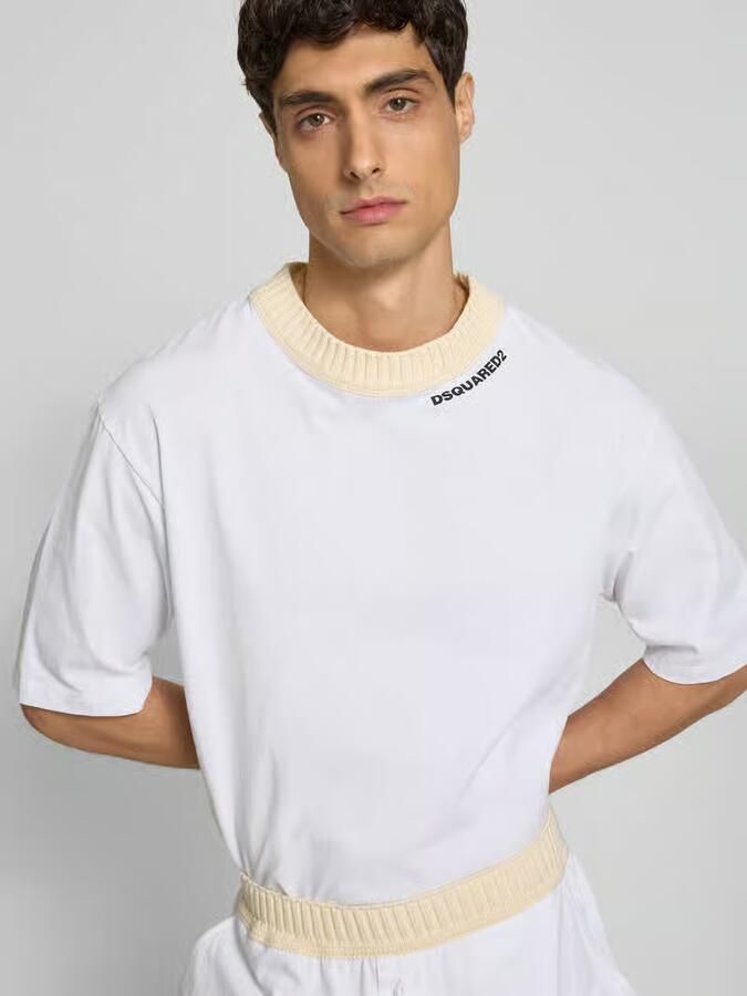 Dsquared2 Loose fit t-shirt met tunnelkoord