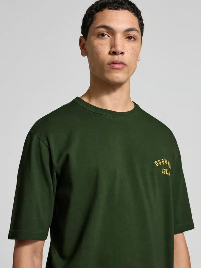Dsquared2 Loose fit T-shirt van puur katoen