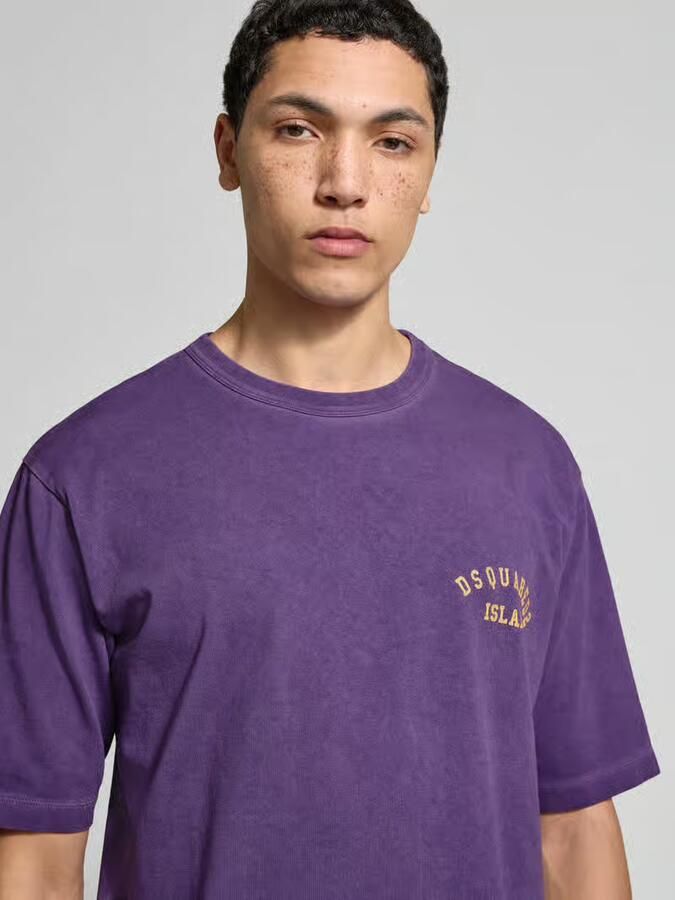 Dsquared2 Loose fit T-shirt van puur katoen