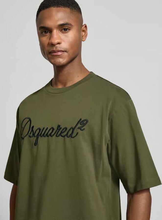 Dsquared2 Loose fit T-shirt van puur katoen