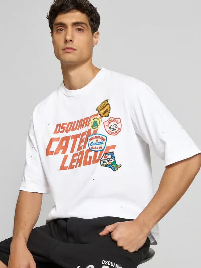 Dsquared2 Loose fit t-shirt van puur katoen - Foto 2