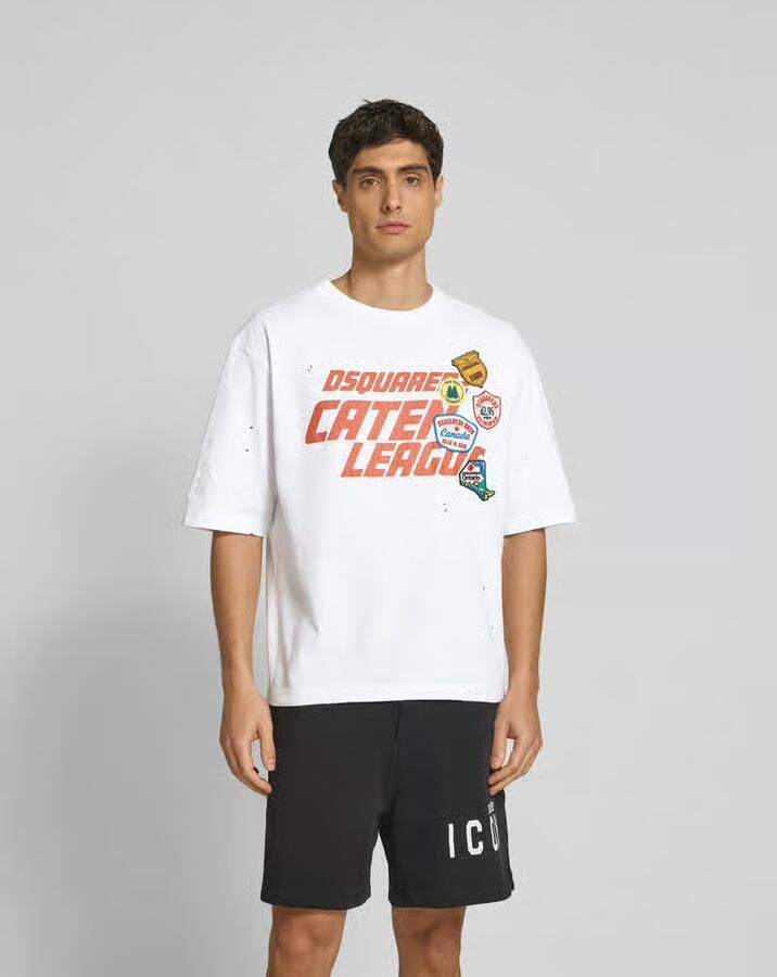 Dsquared2 Loose fit t-shirt van puur katoen - Foto 3