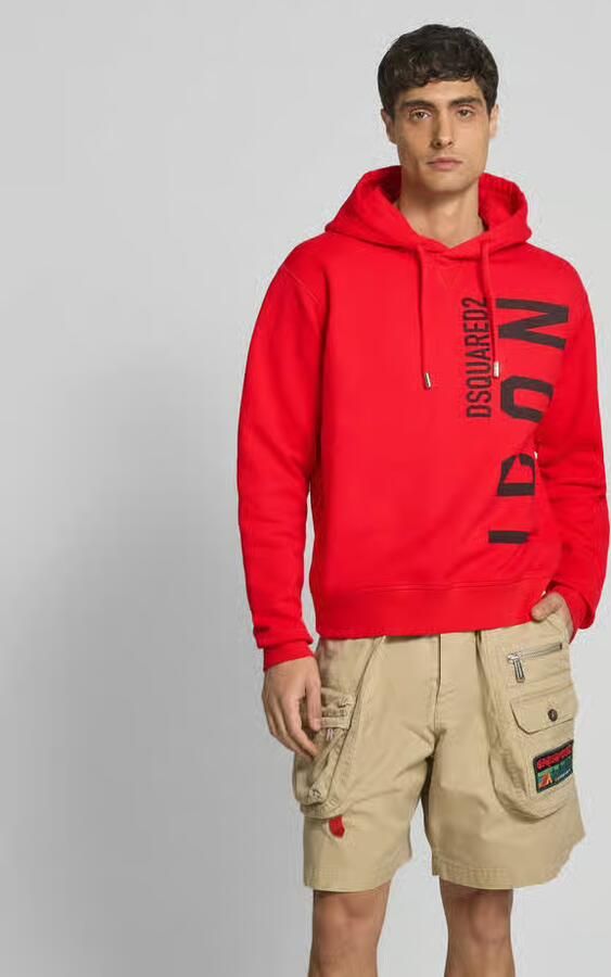 Dsquared2 oversized hoodie met labelprint - Foto 3