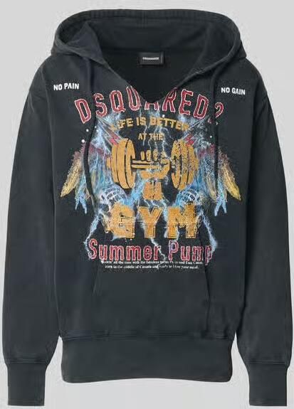 Dsquared2 Oversized HOODIE van Katoen - Foto 2