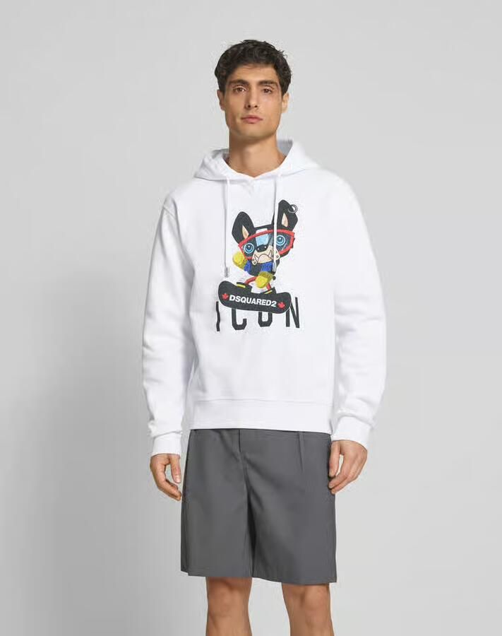 Dsquared2 oversized hoodie van katoen - Foto 2