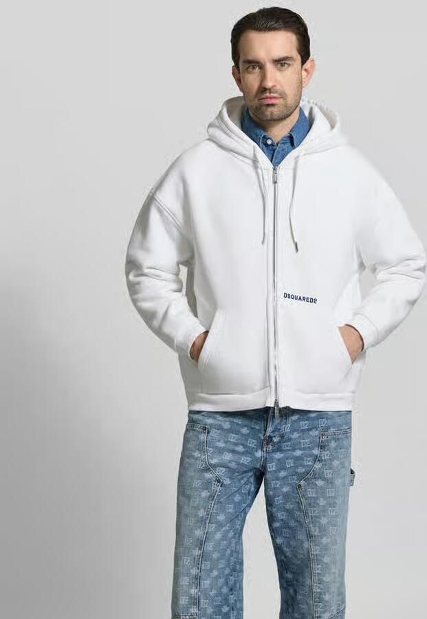 Dsquared2 oversized sweatjack van katoenmix - Foto 3